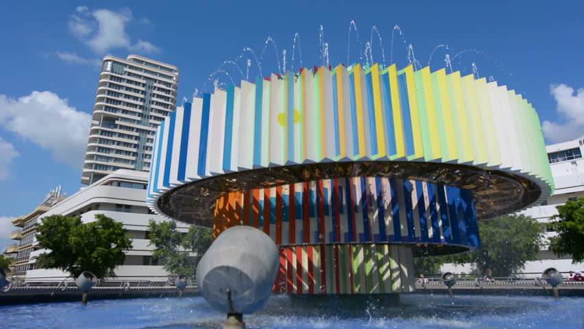 Fire And Water Fountain Tel Aviv