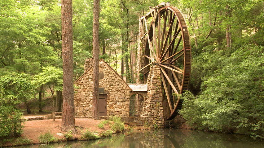 The Old Mill At Berry College, July 3rd, 2010. Near Rome, GA. Stock