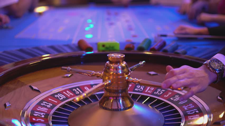 Roulette ball landing