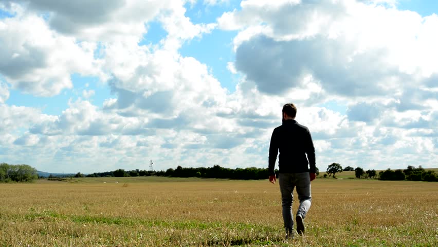 walking away
