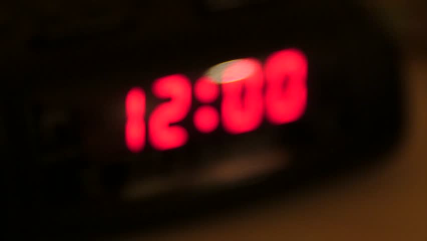 Alarm Clock 12:00 Stock Footage Video 869344 - Shutterstock