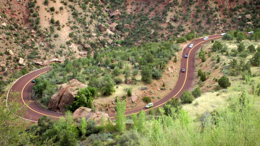 Road With Many Switchbacks Stock Footage Video 2521316 - Shutterstock