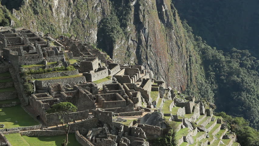 Machu Picchu, Peru - UNESCO World Heritage Site Stock Footage Video ...